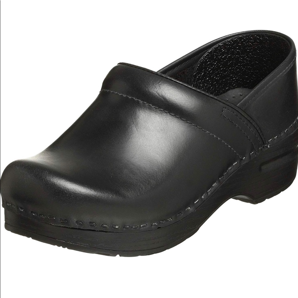 Dansko Black Cabrio Mule